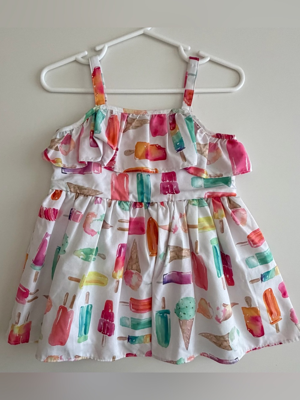 Kate Spade 24 Month Baby Girls Ice Cream Party Dress with Ruffle VGUC